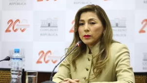 Congresista de APP, Lady Camones, afirmó que aceptó una invitación del presidente José Balcázar y negó haber recibido dinero del Estado./ Video: Canal N