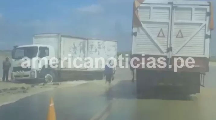 Desborde del río La Leche. América Noticias Desborde del río La Leche. América Noticias