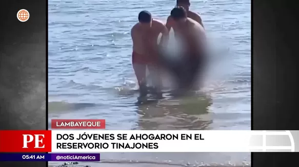 Jóvenes murieron ahogados en Lambayeque. Foto: América Noticias