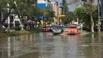 Las lluvias provocaron aniegos en calles de Chiclayo - Foto y video: América Noticias