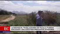 Disparos durante diligencia en Pucalá. Foto: América Noticias