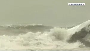 Tripulante de la Marina muere en Lambayeque por fuerte oleaje. Foto y video: Canal N