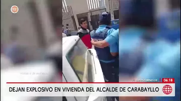 Atacan con explosivo casa del alcalde de Carabayllo / América Noticias Atacan con explosivo casa del alcalde de Carabayllo / América Noticias