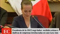 Ana Revilla, jefa de la OSCE. Foto y video: América Noticias