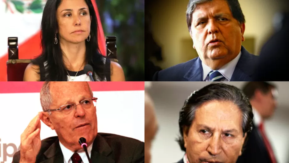 Heredia, García, PPK y Toledo investigados por el caso Lava Jato. Fotos: La República.