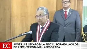 José Luis Lecaros. Foto y video: América Noticias