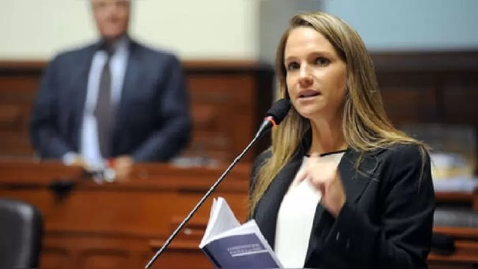 Luciana León se refirió a Pedro Olaechea. Foto: El Comercio