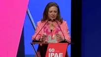 María Isabel León, presidenta de la Confiep. Foto y video: América Noticias