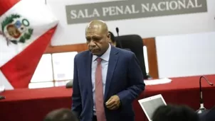 Tras la lectura de la sentencia, Luis Mejía Lecca fue esposado. Foto: El Comercio