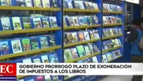 Ley del Libro: exoneración del pago de IGV se extiende por un año. Foto y video: América Noticias