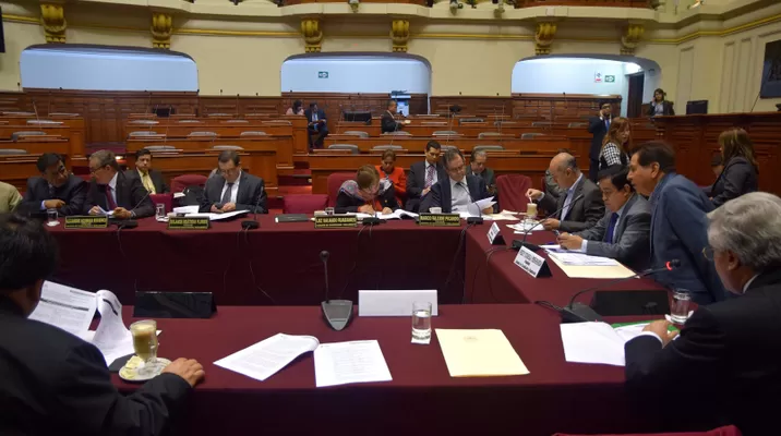 Comisión de Constitución. Foto: Congreso Comisión de Constitución. Foto: Congreso