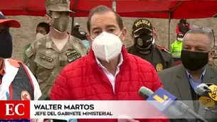 Walter Martos, presidente del Consejo de Ministros.