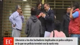 Intentamos obtener la versión de la defensa del policía agredido, pero optaron por no declarar