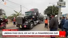 Liberan de forma definitiva Panamericana Sur en Nasca