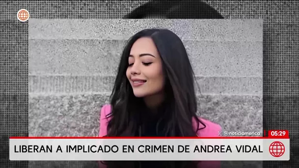 Liberan a ingeniero implicado en el caso Andrea Vidal. Foto: América Noticias