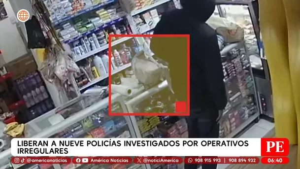 Liberan a nueve policías investigados por operativos irregulares. Foto: Unidad de investigación