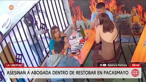 La Libertad: Asesinan a abogada dentro de restobar en Pacasmayo. Foto: América Noticias La Libertad: Asesinan a abogada dentro de restobar en Pacasmayo. Foto: América Noticias