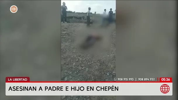 La Libertad: Asesinan a padre e hijo en establo de Chepén. Foto: América Noticias