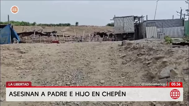 La Libertad: Asesinan a padre e hijo en establo de Chepén. Foto: América Noticias