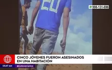 La Libertad: Cinco jóvenes fueron asesinados en una habitación - Noticias de dia-de-la-independencia-de-mexico