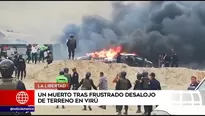 Violento desalojo en Virú.