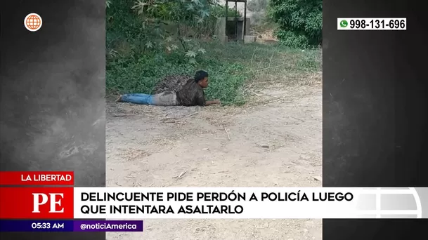 Intento de asalto en La Libertad. Foto: América Noticias