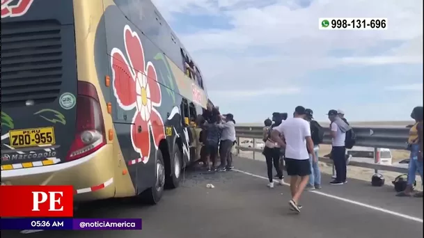 Accidente en La Libertad. Foto: América Noticias Accidente en La Libertad. Foto: América Noticias