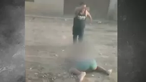 Un hombre fue captado golpeando brutalmente a una mujer. / Foto y Video: América Noticias