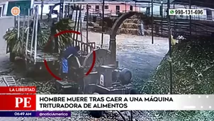 Hombre trabajaba junto a dos compañeros cuando sucedió el accidente | Video: América Noticias