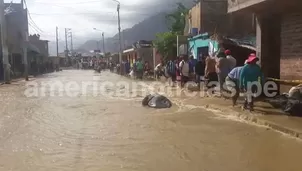 Desborde del río Virú. Foto y video: América Noticias