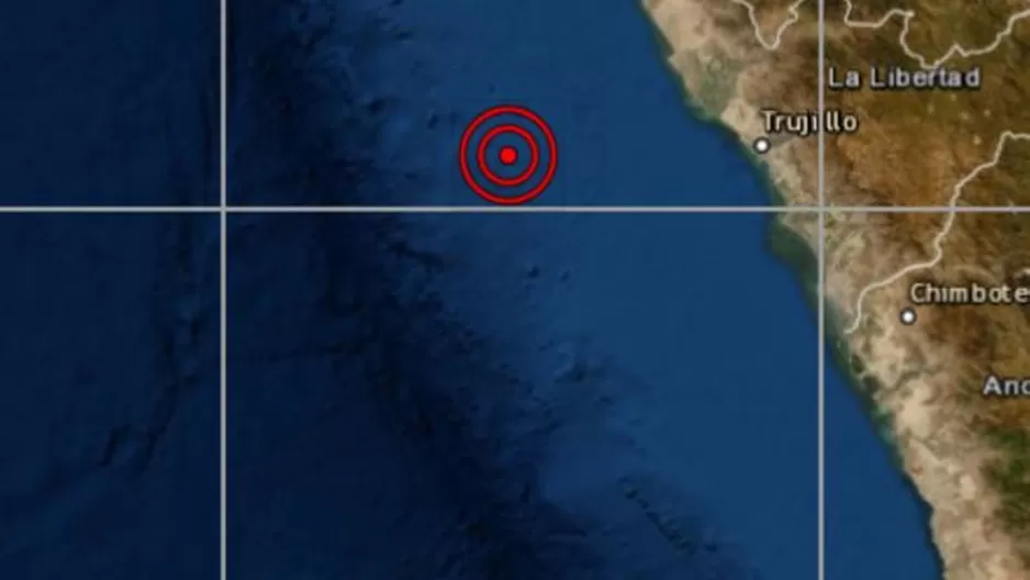 Sismo en La Libertad. Foto: Andina