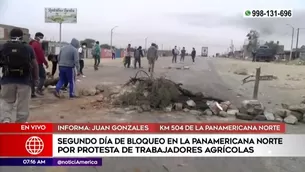 Protestas en La Libertad. América Noticias