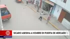 La Libertad: Sicario asesinó a hombre en la puerta de un mercado