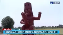 Estatua fue colocada a la entrada a la ciudad. Canal N