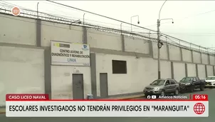 Caso Liceo Naval: Seis escolares investigados pasaron su tercera noche en Maranguita. Foto y video: América Noticias