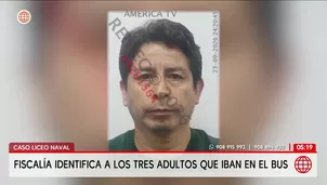 Fiscalía identifica a los tres adultos que iban en el bus por caso Liceo Naval. Foto y video: América Noticias