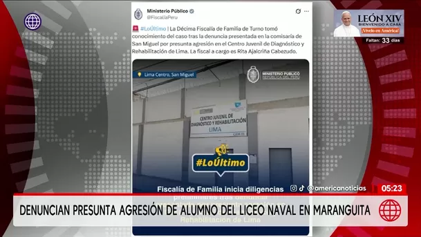 Caso Liceo Naval: Hoy realizan audiencia por presunta agresión sexual. Foto: América Noticias Caso Liceo Naval: Hoy realizan audiencia por presunta agresión sexual. Foto: América Noticias