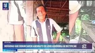 Una denuncia sobre el supuesto asesinato del líder indígena Américo Pascuala, conocido como Koshire, generó alarma entre las organizaciones indígenas de Ucayali./ Video: Canal N
