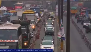 La interferencia de vías tuvo vigencia hasta el 3 de setiembre. Foto: Lima 2019