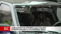 Mujer fue atropellada.