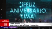 485 aniversario de Lima.