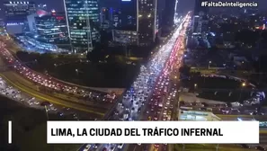 Tráfico infernal en Lima. Foto: Cuarto Poder