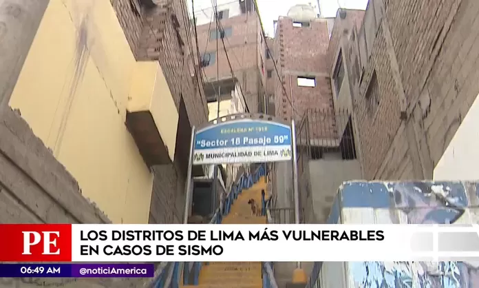 Lima: los distritos más vulnerables en casos de un sismo