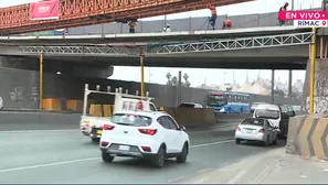 Cierres parciales y totales en Vía de Evitamiento por trabajos viales. Foto y video: Canal N