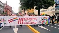 Multitudinaria Marcha Por la Igualdad en Lima. Foto: Twitter @MatrimonioIgualitarioPE