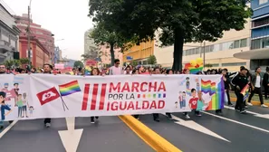 Multitudinaria Marcha Por la Igualdad en Lima. Foto: Twitter @MatrimonioIgualitarioPE