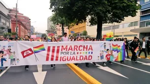 Multitudinaria Marcha Por la Igualdad en Lima. Foto: Twitter @MatrimonioIgualitarioPE