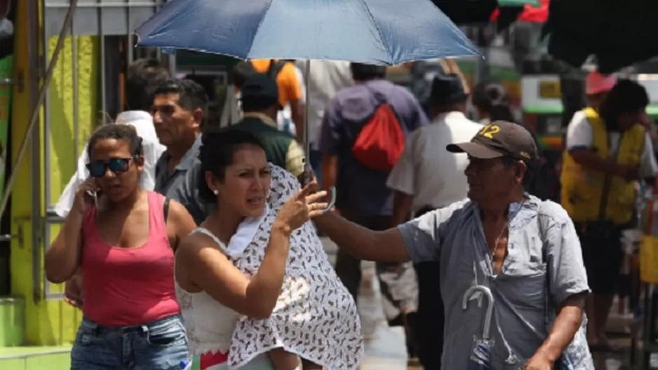 La temperatura en Lima llegó a los 30 grados. Foto: Andina