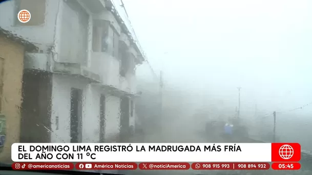 Lima registró su madrugada más fría del año con 11 °C. Foto: América Noticias Lima registró su madrugada más fría del año con 11 °C. Foto: América Noticias