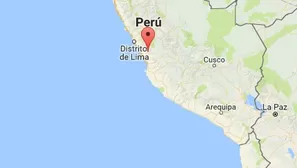 La información fue corroborada por el Instituto Geofísico del Perú